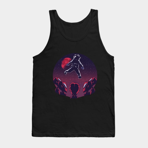 Alien Astronaut Tank Top by Hmus